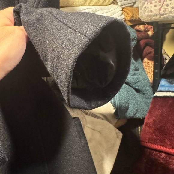 Lauren Ralph Lauren black small 36s black men’s peacoat - Picture 5 of 5